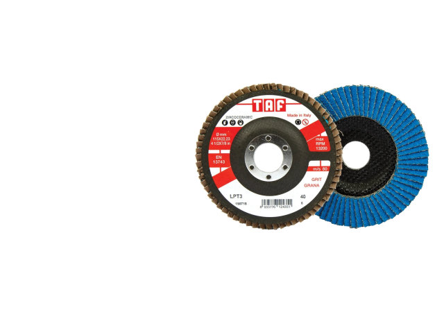 TAF Zirconia Flap Disc 115mm (Grit 40)